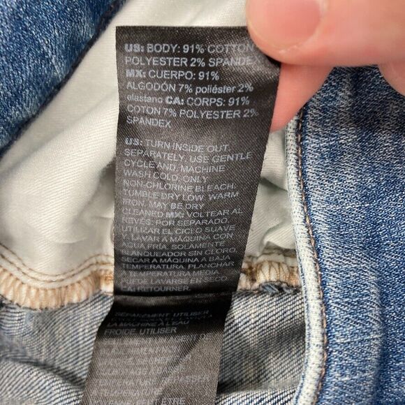 WHBM Everyday Soft Jeans‎ Women's Sz 2 Medium Wash Blue Stretch Denim Slim Ankle - Picture 7 of 13